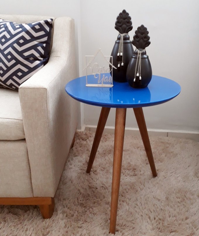 Mesa de Canto Decorativa 60 TR