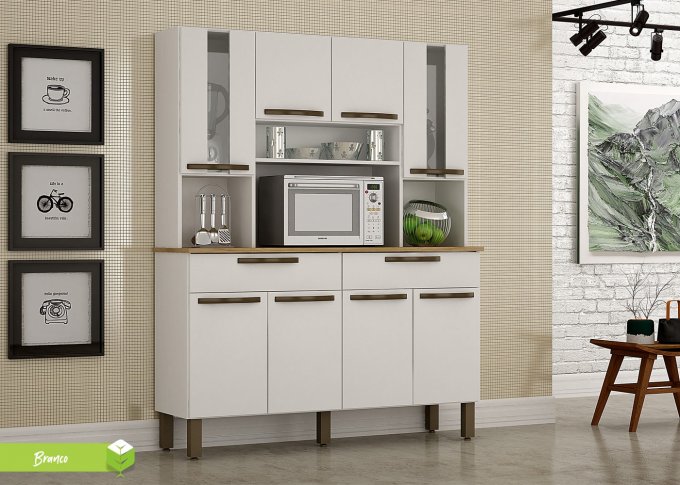 Kit de Cozinha Turim 8 portas SR/PR