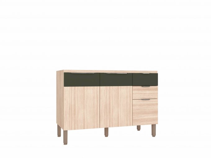 Balcão 1200 3portas 2gavetas VivLuz SR