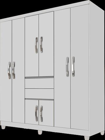 Guarda Roupa Master 8 portas SR/RQ