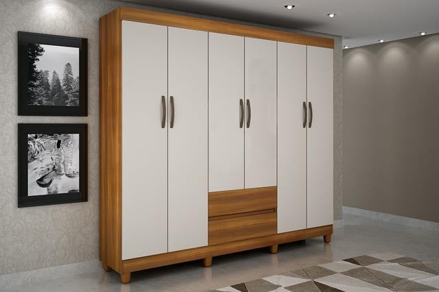Guarda Roupa Porto 6 portas PR/SR/MV/LD
