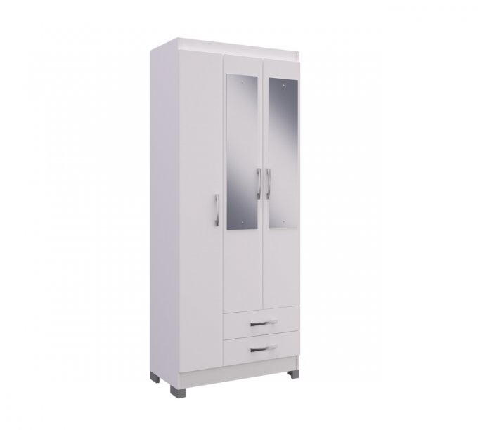 Guarda roupa Treviso 3 portas com espelho PRSRRNNS