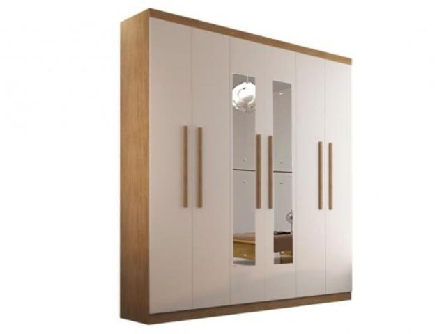Guarda Roupa Espanha 6 portas com Espelho SR