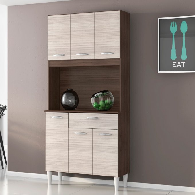 Kit Cozinha Cassia 6 portas SR/LD
