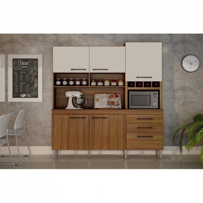 Kit Cozinha Ébano PR