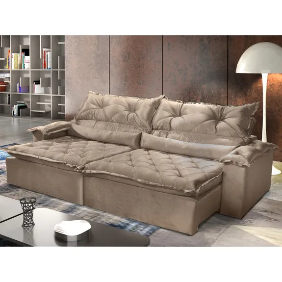 Sofa Retrátil Reclinável Ágatha 2,40M PR