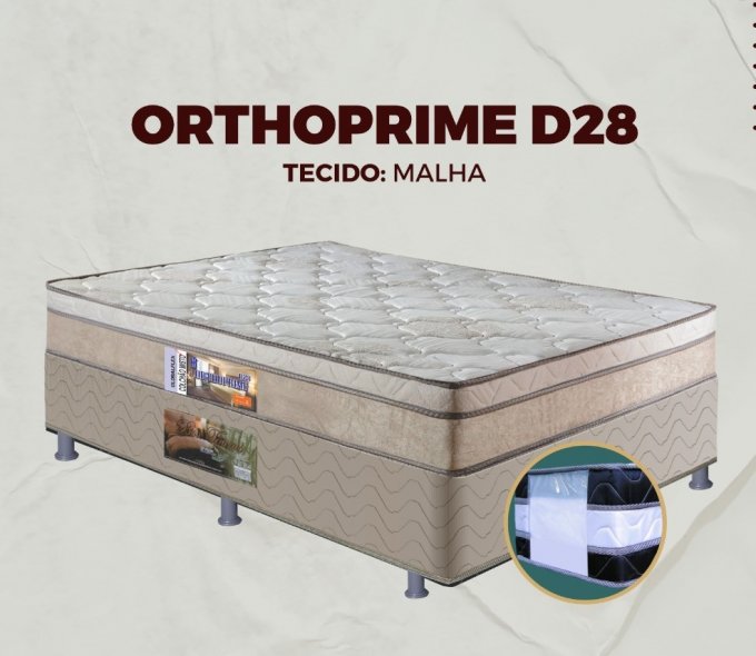 Base + Colchão Casal Orthoprime SR