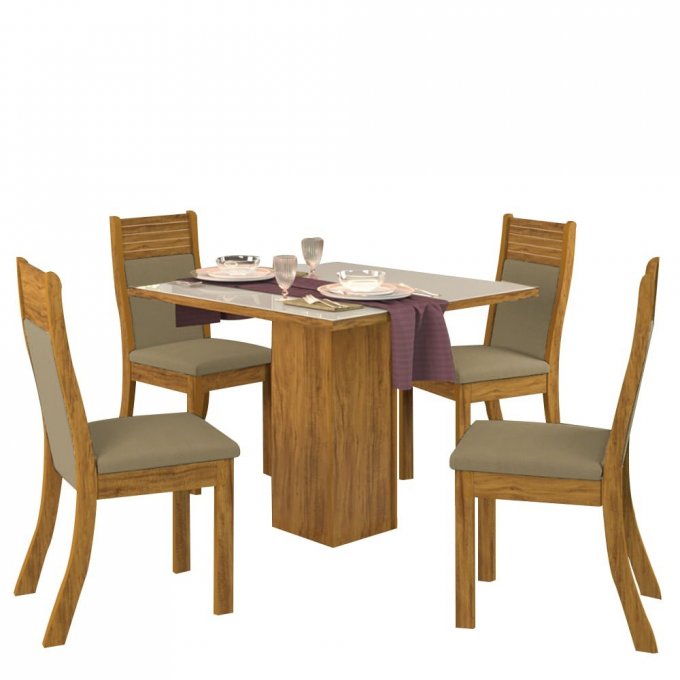 Mesa Lily 4 cadeiras LE 