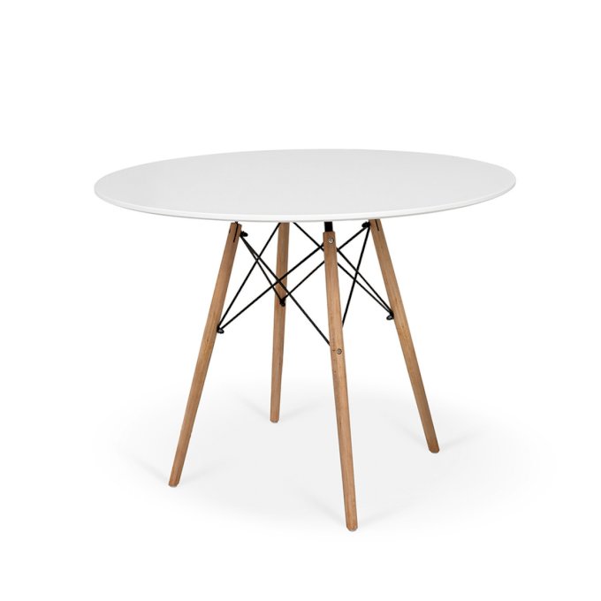 Mesa Tampo Redondo Eiffel 90x90 MR