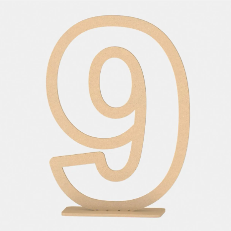 Recorte Numero 9 Na Base