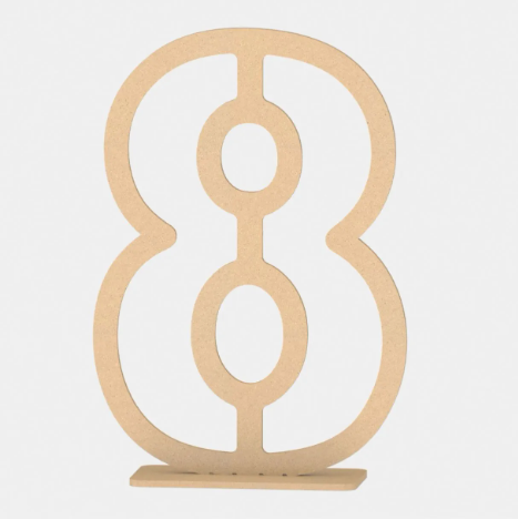 Recorte Numero 8 Na Base