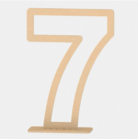 Recorte Numero 7 Na Base