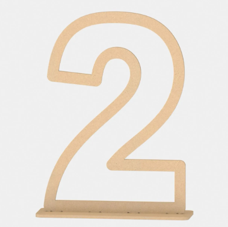 Recorte Numero 2 Na Base