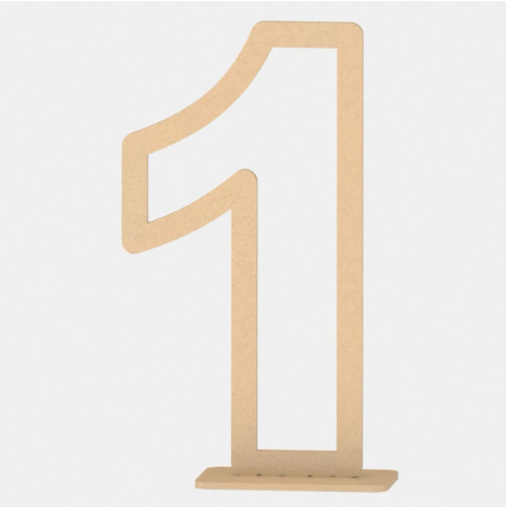 Recorte Numero 1 Na Base