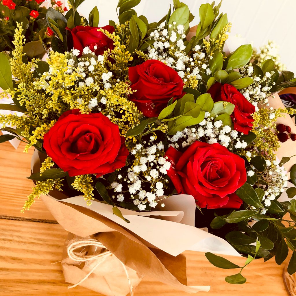 Floral com 5 Botões 