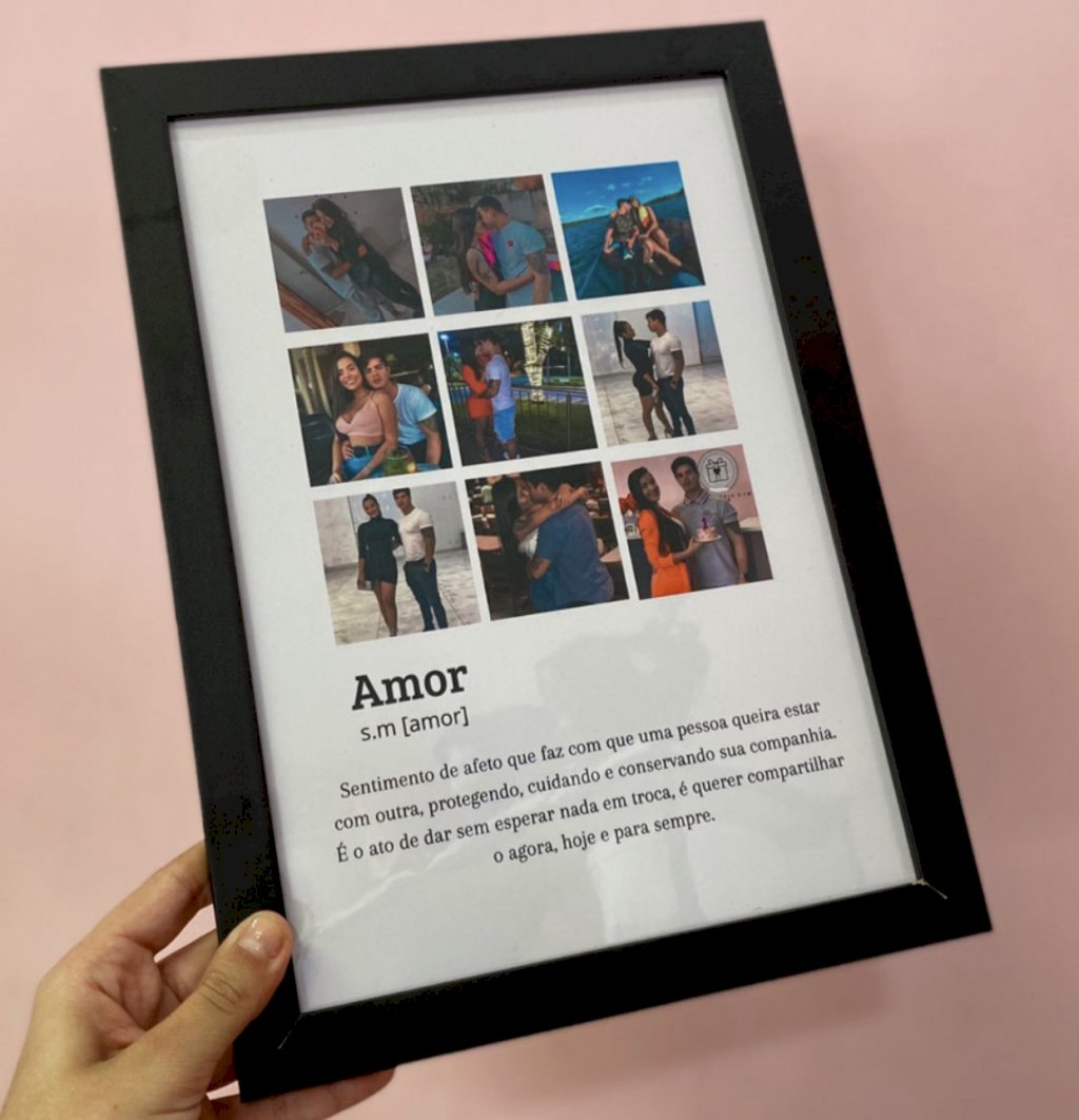 Quadro Decorativo Significado de Amor 