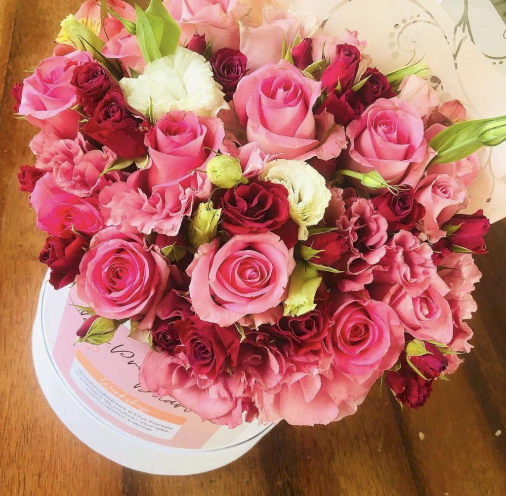 Box com Mix de Rosas