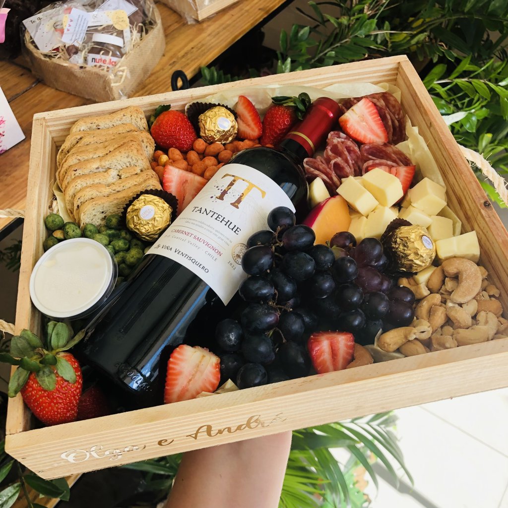 Box com Vinho