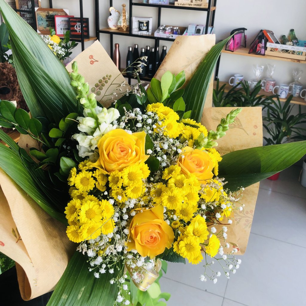 Mix De Flores Amarelas 