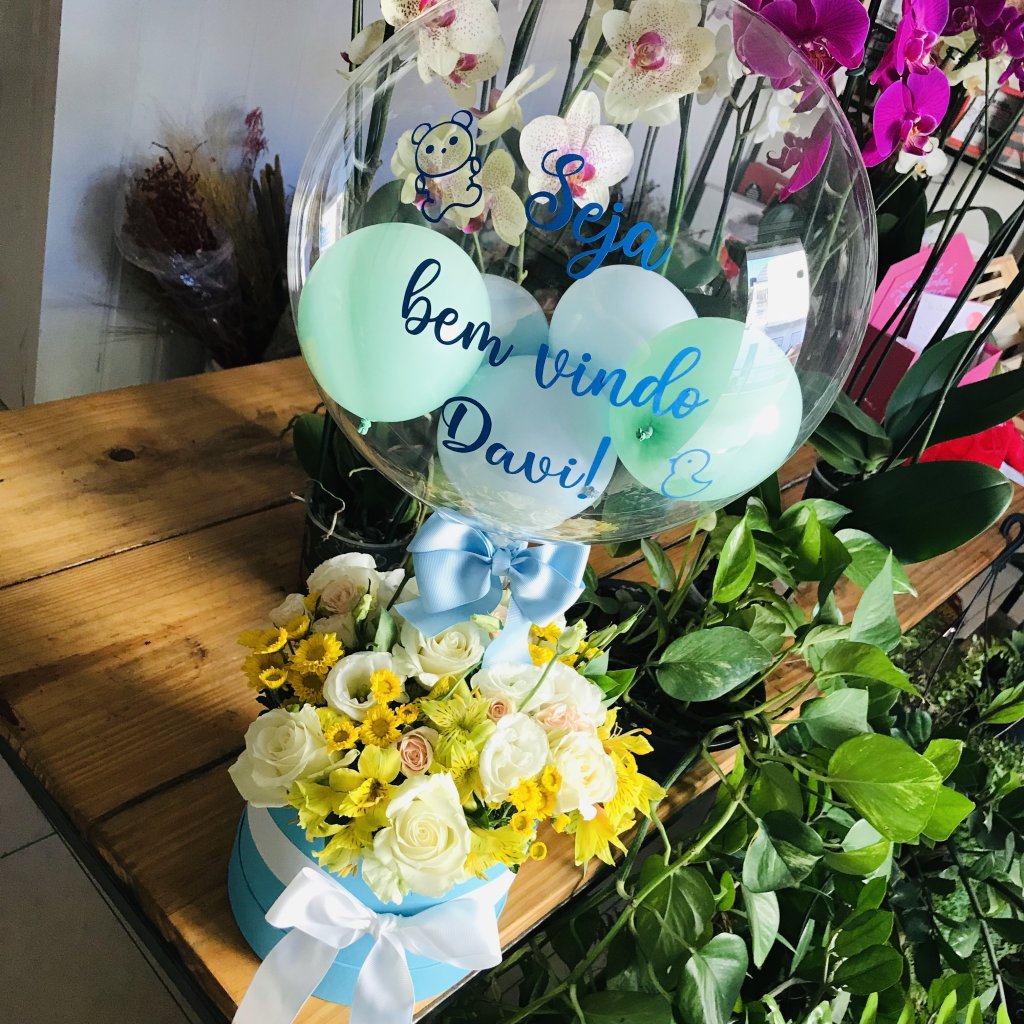 Box Maternidade com Flores 