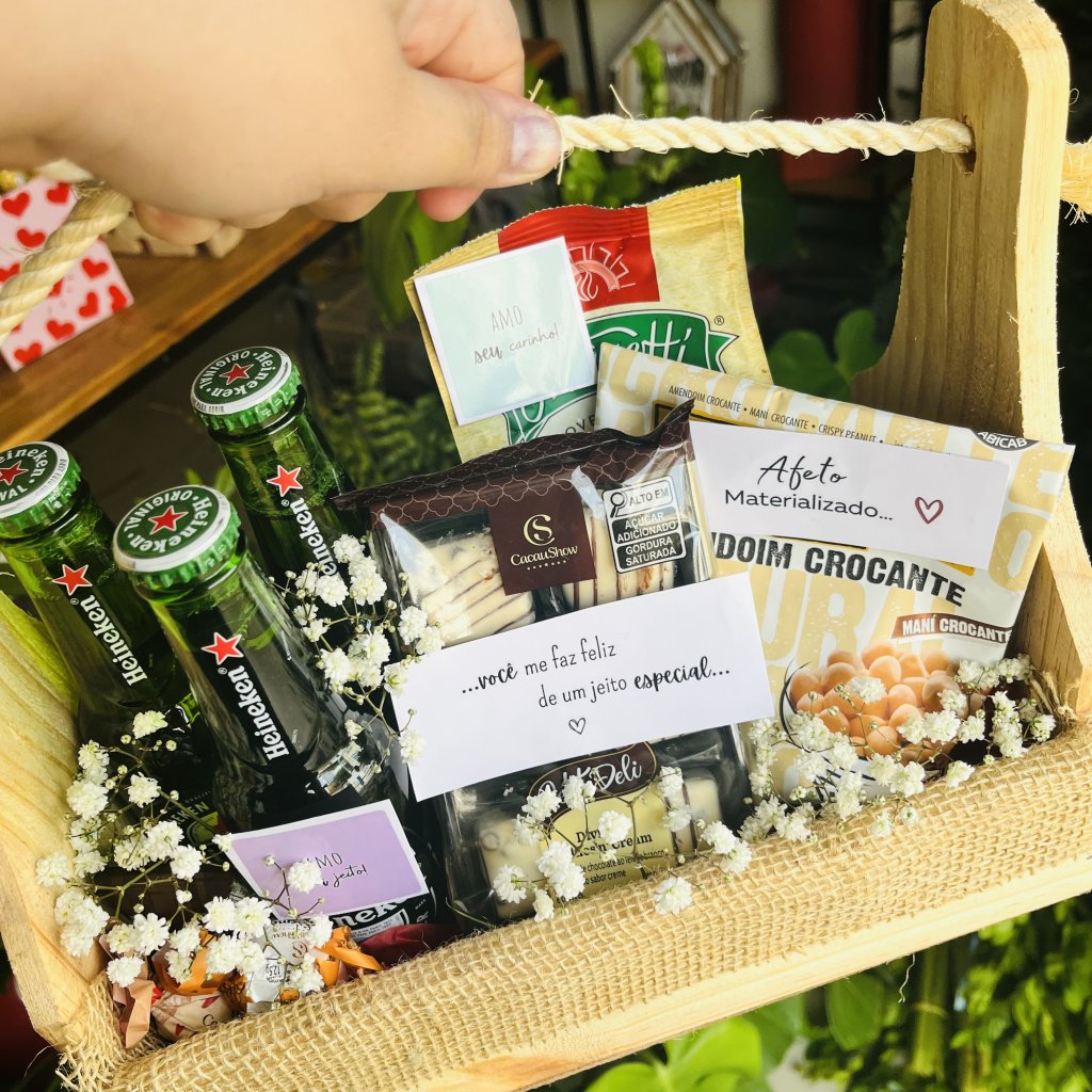 Cesta com Cervejas 