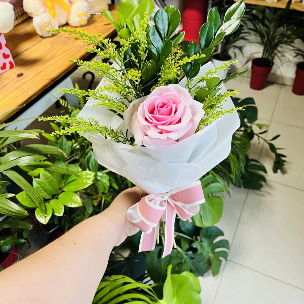 Botão em Mini Ramalhete