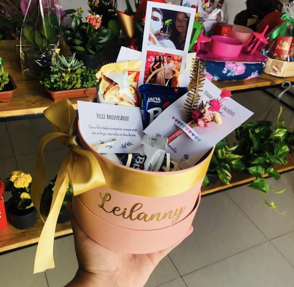 Mini Box com Chocolates