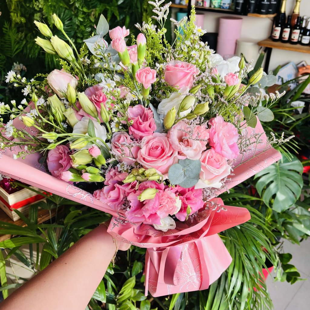 Mix de Flores Rosa Luxo 