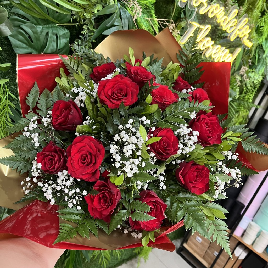 Ramalhete 15 Botões Vermelho