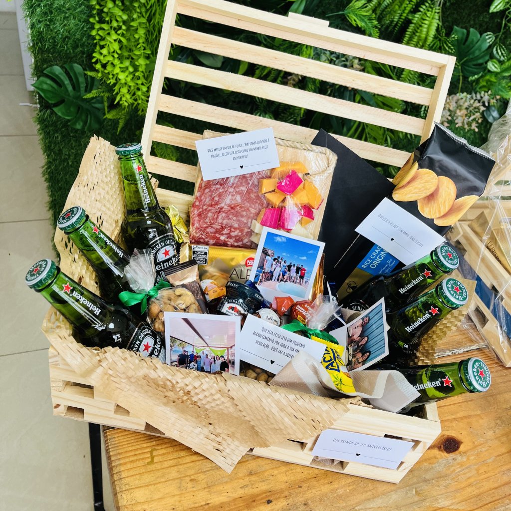 Caixote com Cervejas 