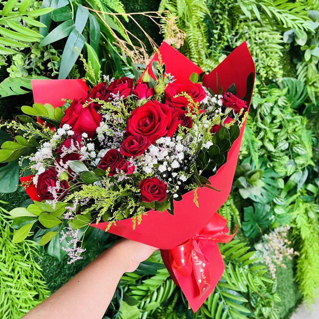 Ramalhete Flores Vermelhas 