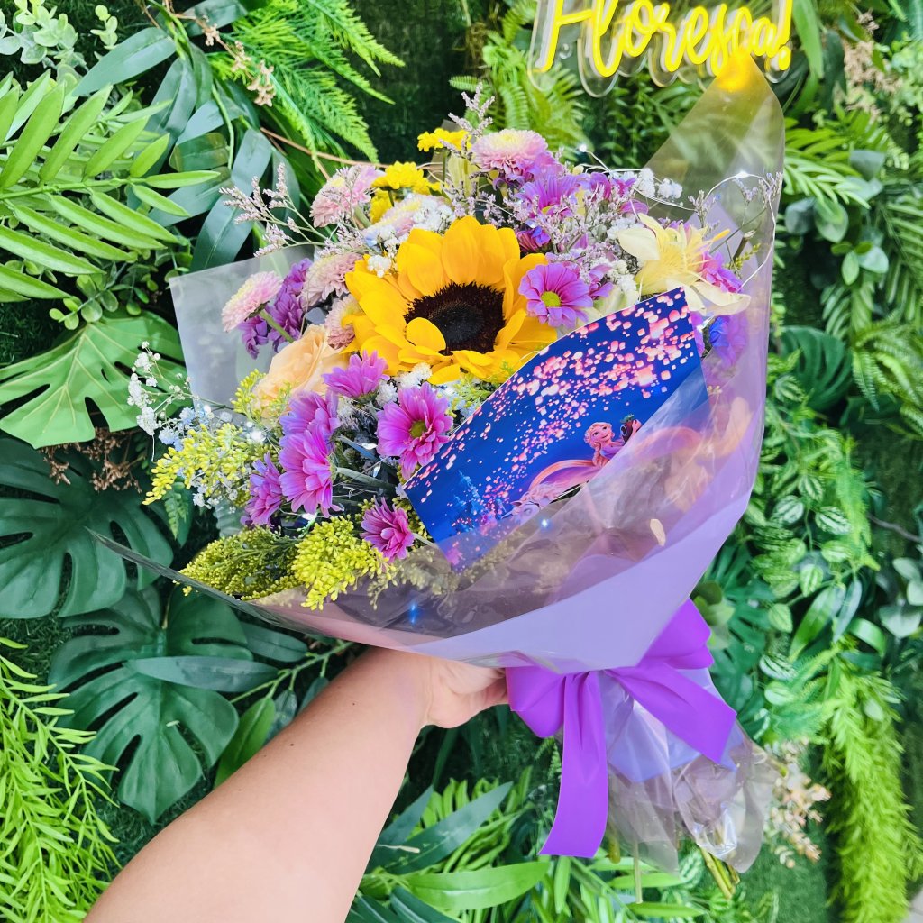 Ramalhete Enrolados com Fio de Led