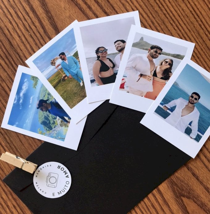 Pacote com 10 Fotos Polaroid 