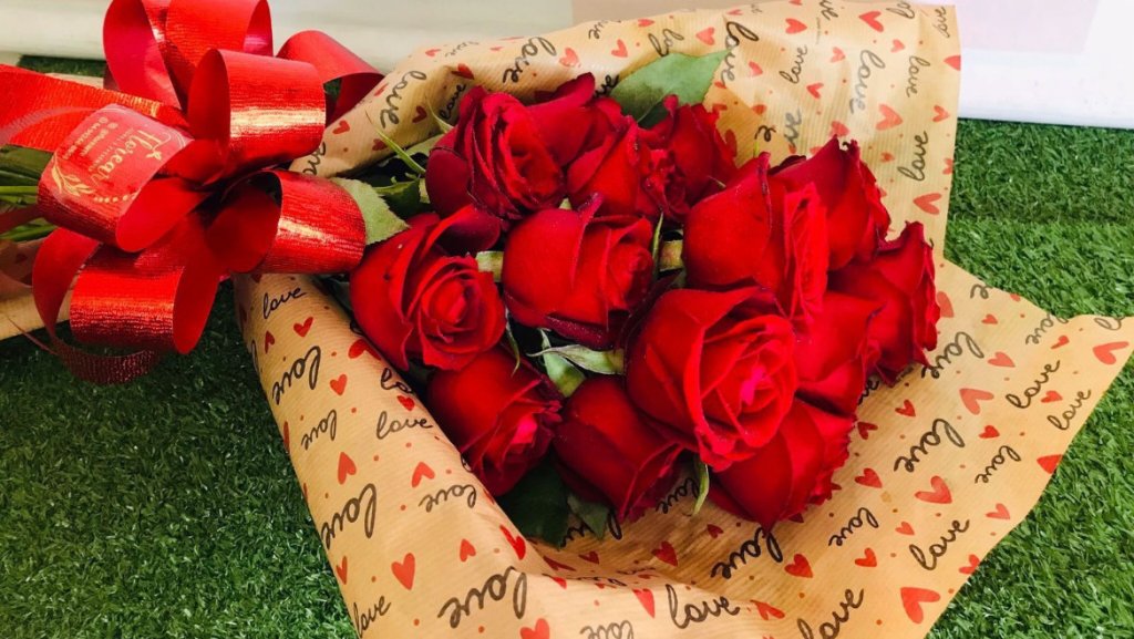 Buquê 10 rosas