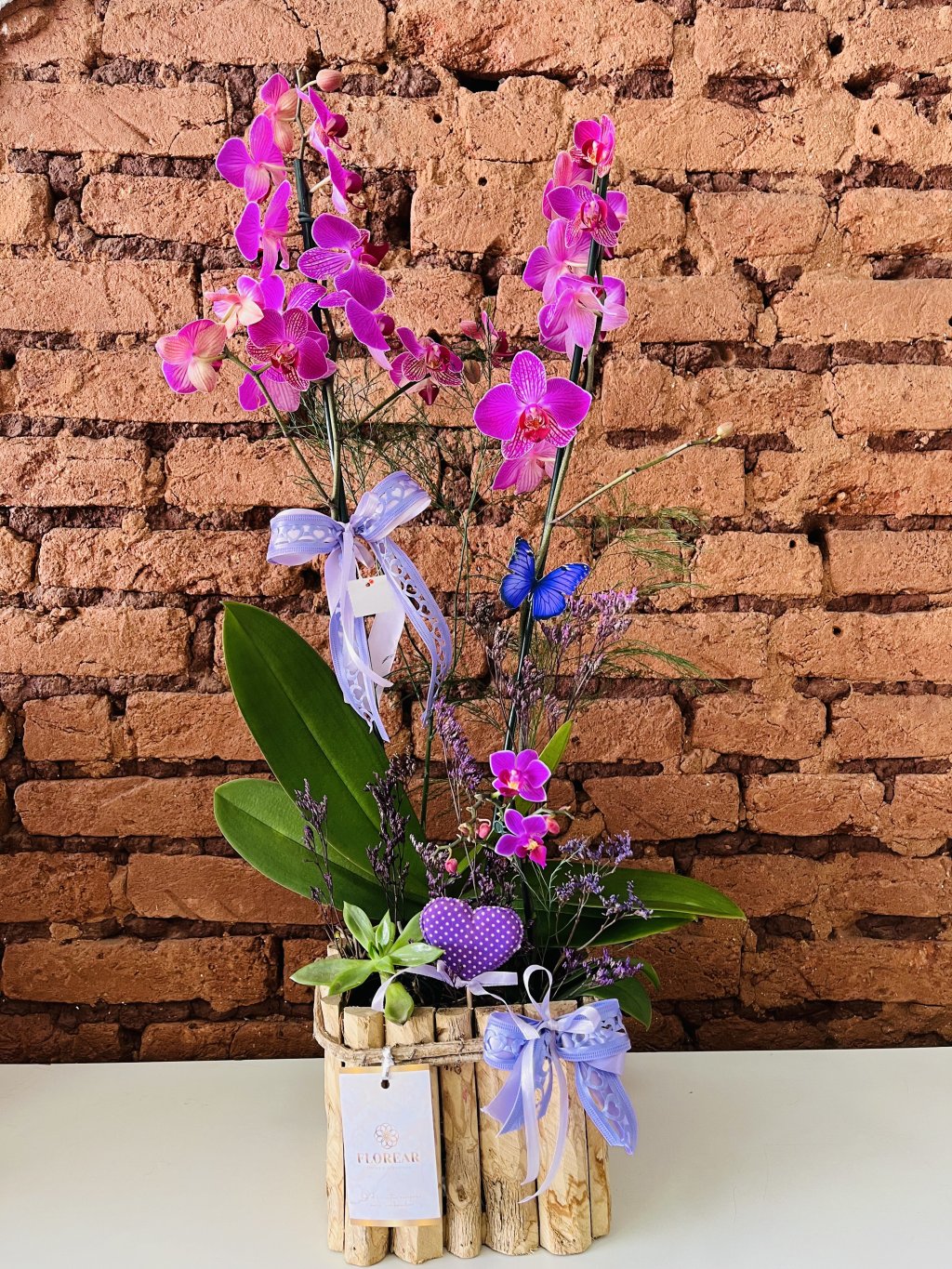 Orquídea 2 hastes 
