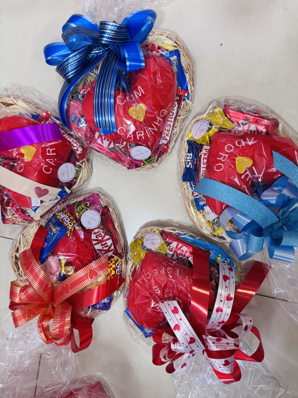 Coração mix chocolates 
