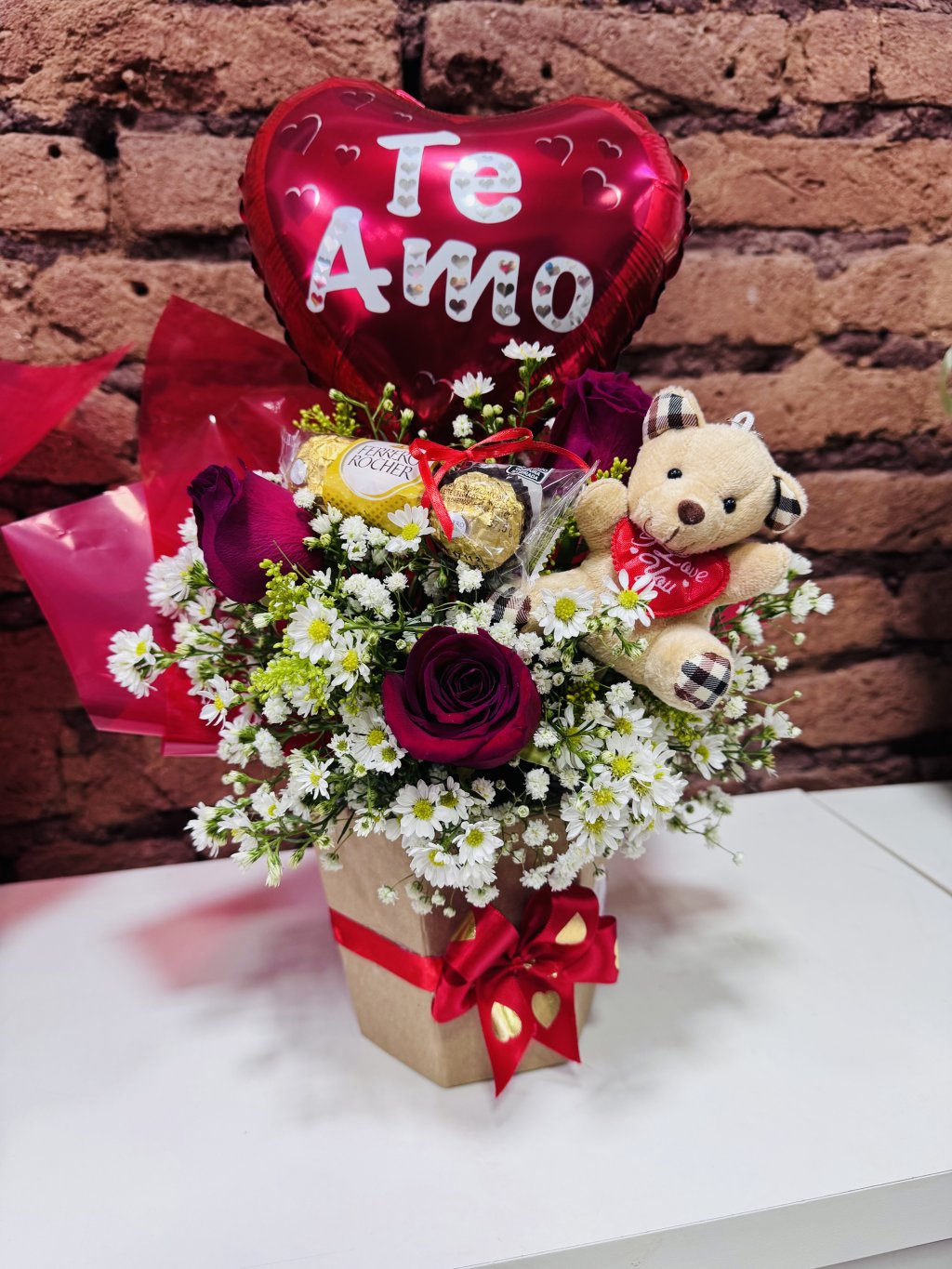 Box Love 3 rosas 