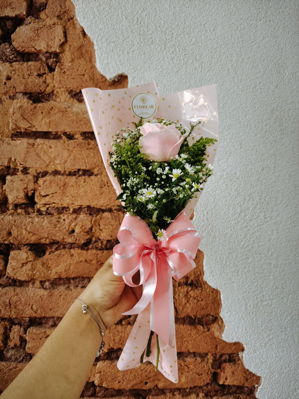 Arranjo 1 rosa