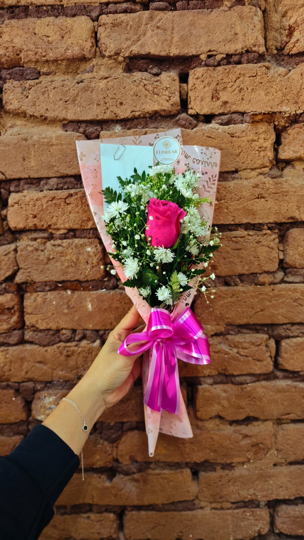 Arranjo 1 rosa