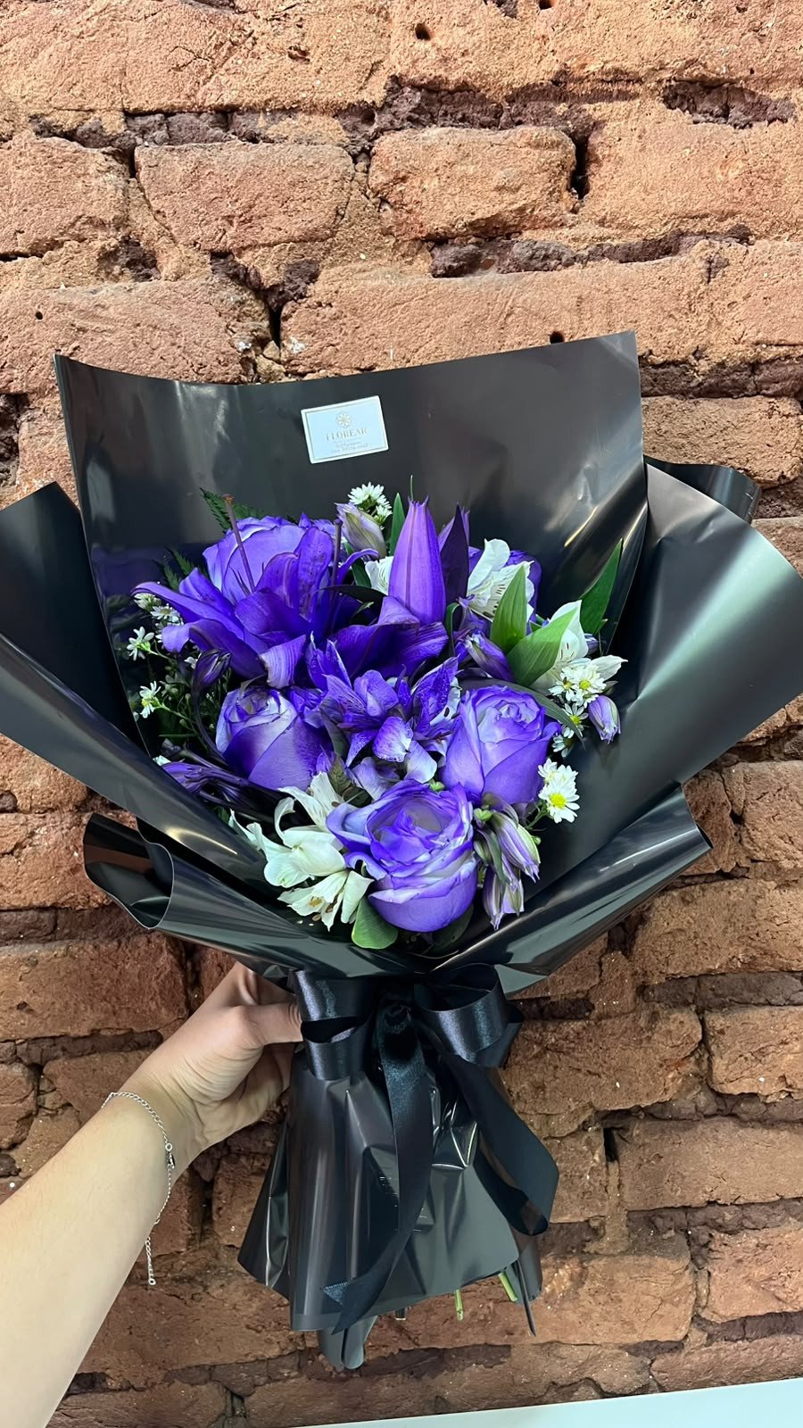 Buquê Lírios roxo 