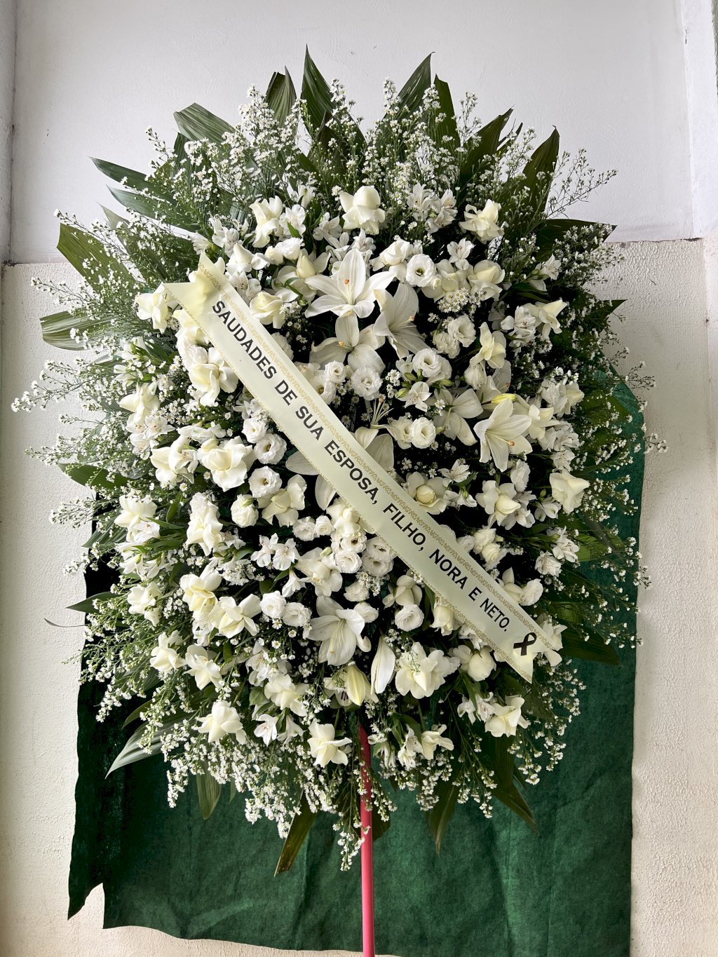 Coroa de flores luxo 