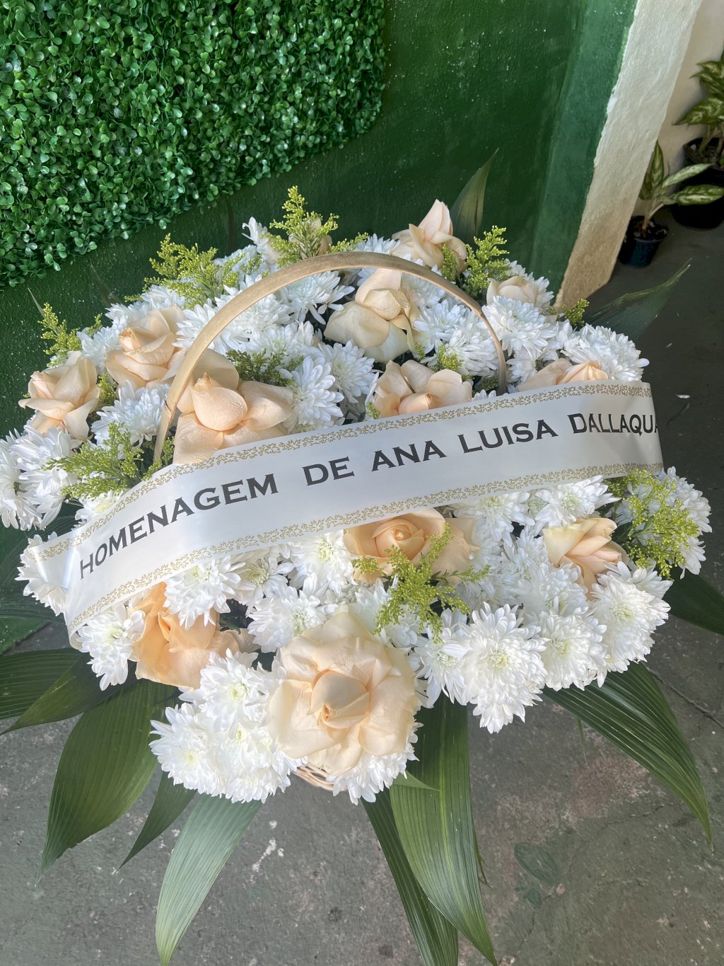 Cesta funeral Pequena 