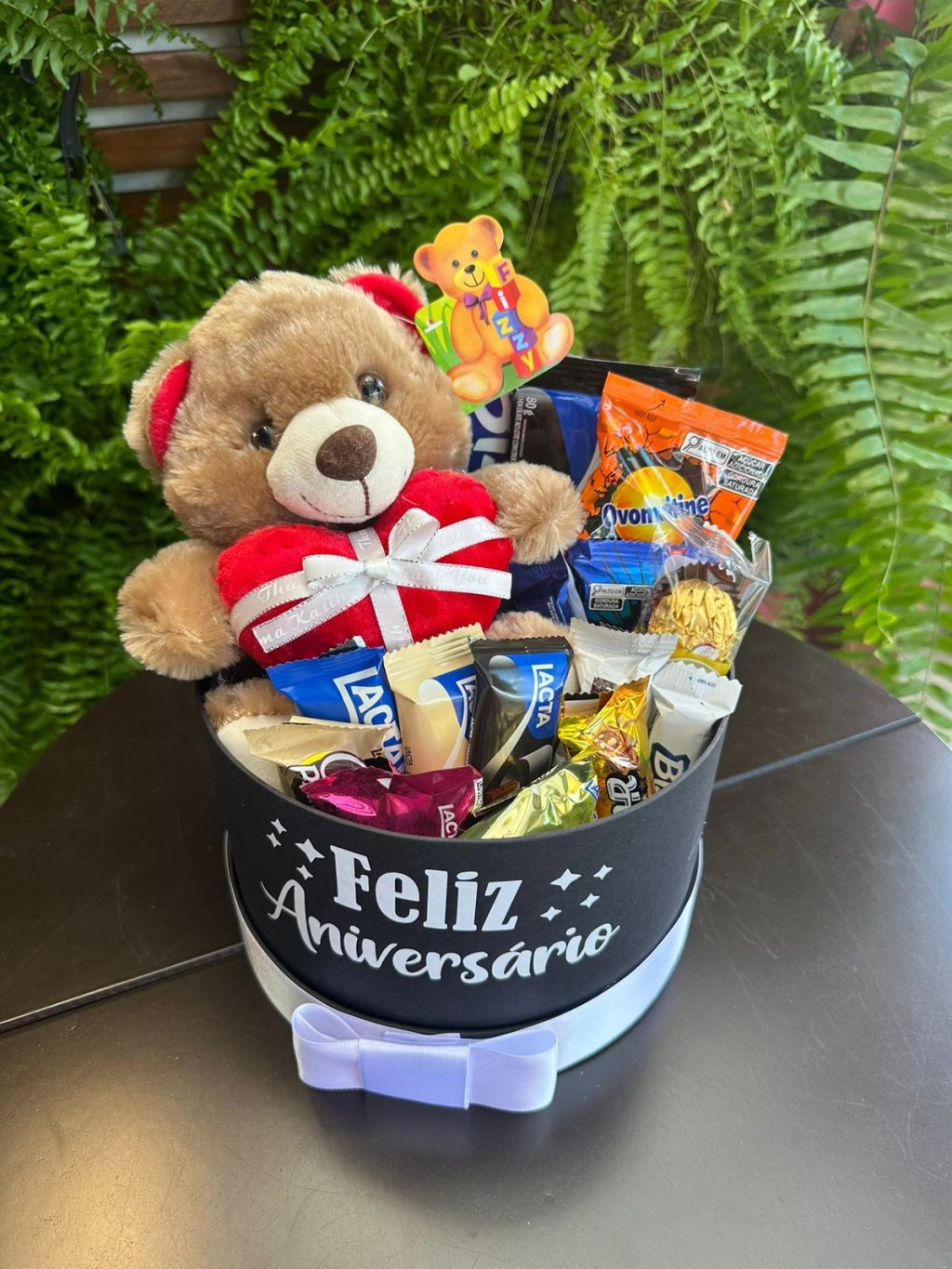 Box com pelucia e chocolate 🍫🧸💝❤️