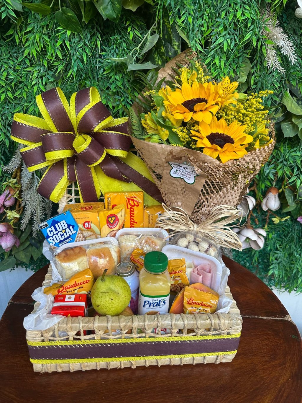 Baú café da manhã girassol 🌻