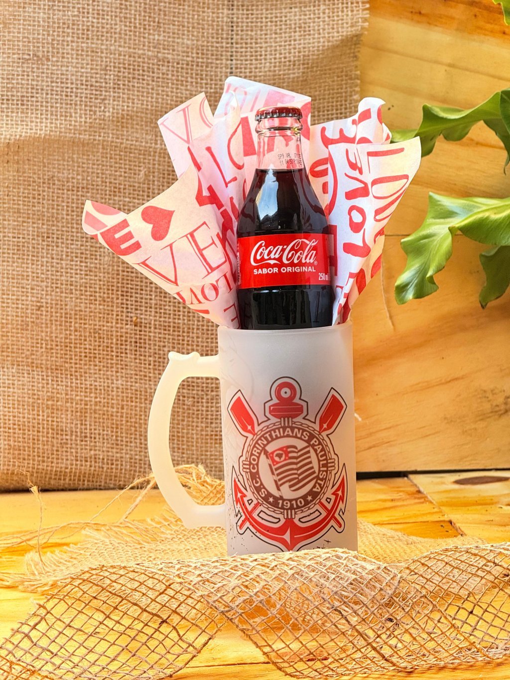 Caneca de chopp Corinthians - Coca Cola