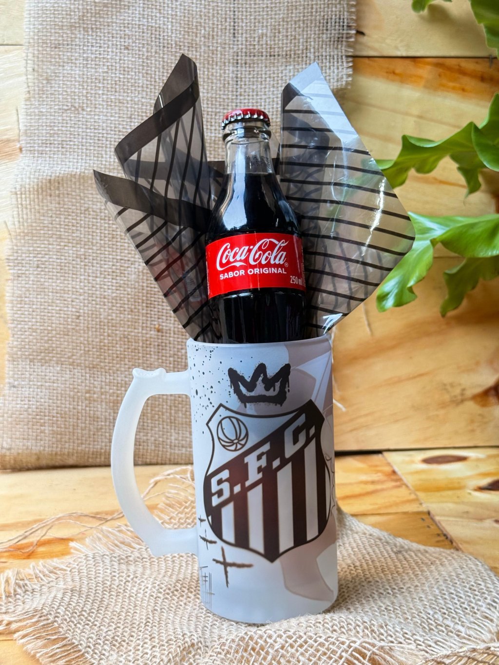 Caneca de chopp Santos - Coca Cola
