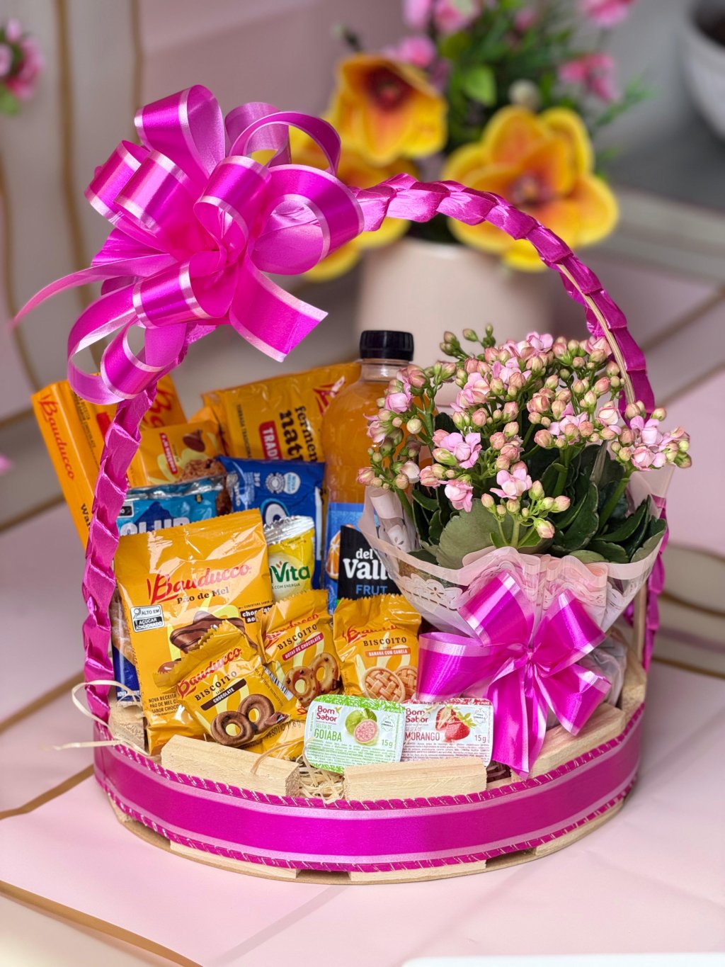 Cesta Café da Manhã Calandiva - ROSA