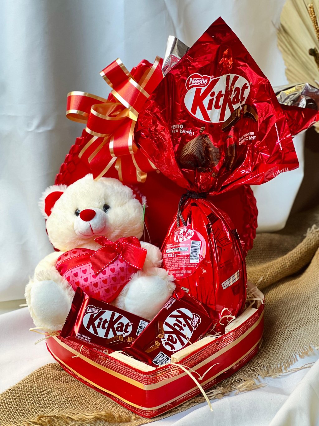 Baú Coração Kit Kat 