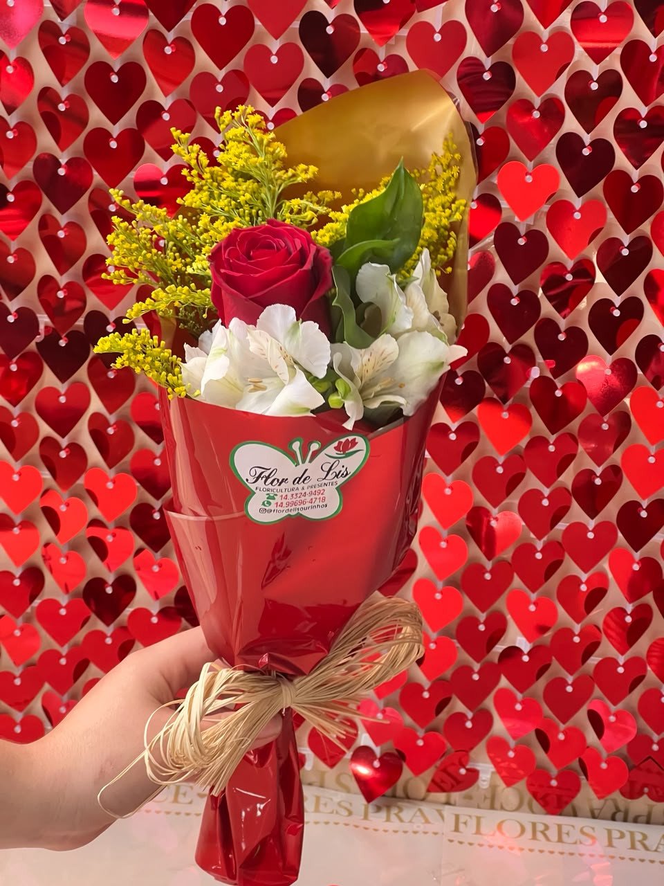 Buquê Love Vermelho ❤️🌹