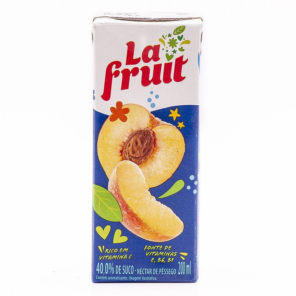 SUCO DE PESSEGO LA FRUIT 200ML